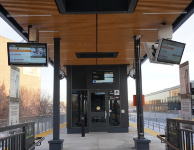 Nanov Transit Monitor - Bloor Station, UP Express - Toronto, Ontario