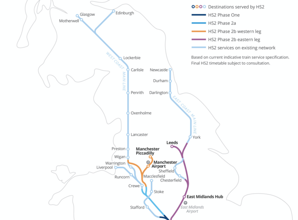 HS2 2b期地图部分