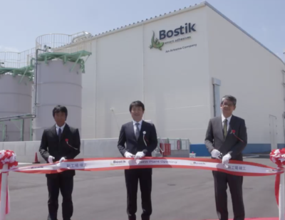 Bostik在日本建立新的工业粘合剂工厂