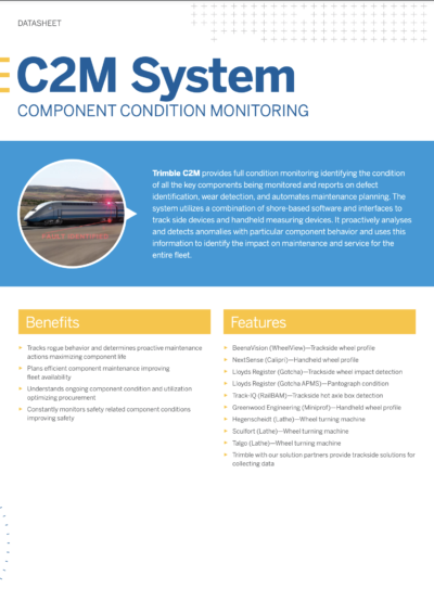 Trimble C2M Product Datasheet